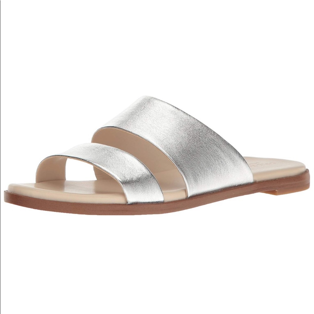 Cole Haan silver sandals